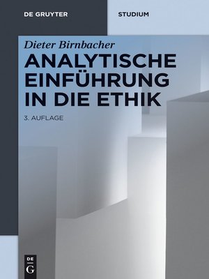 cover image of Analytische Einführung in die Ethik